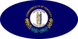 kentucky flag ellipse logo