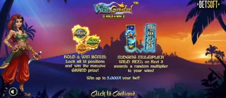 wish granted hold and win landing slot design 
