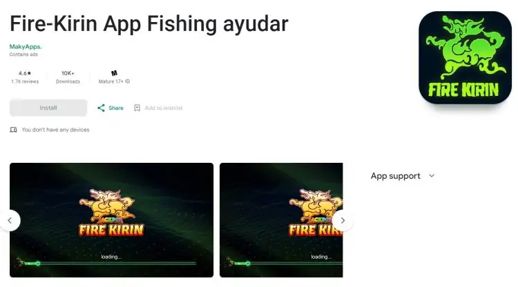 fire kirin google play app